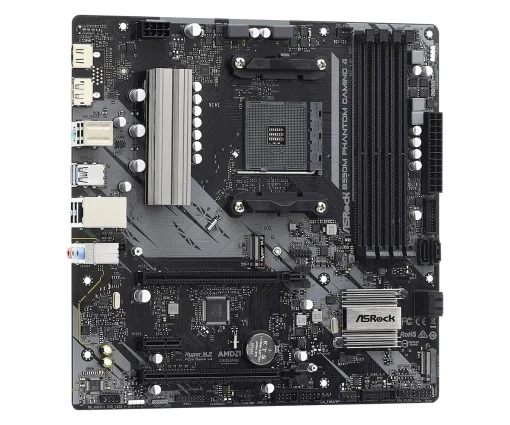 Материнская плата ASRock B550M Phantom Gaming 4 Socket AM4